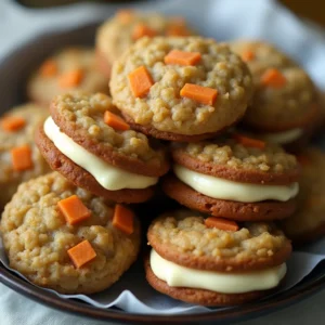 Irresistible Carrot Cake Cookies with Cream Cheese Frosting