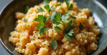 Cauliflower rice bow