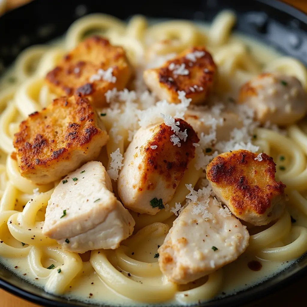 Chicken fettuccine alfredo