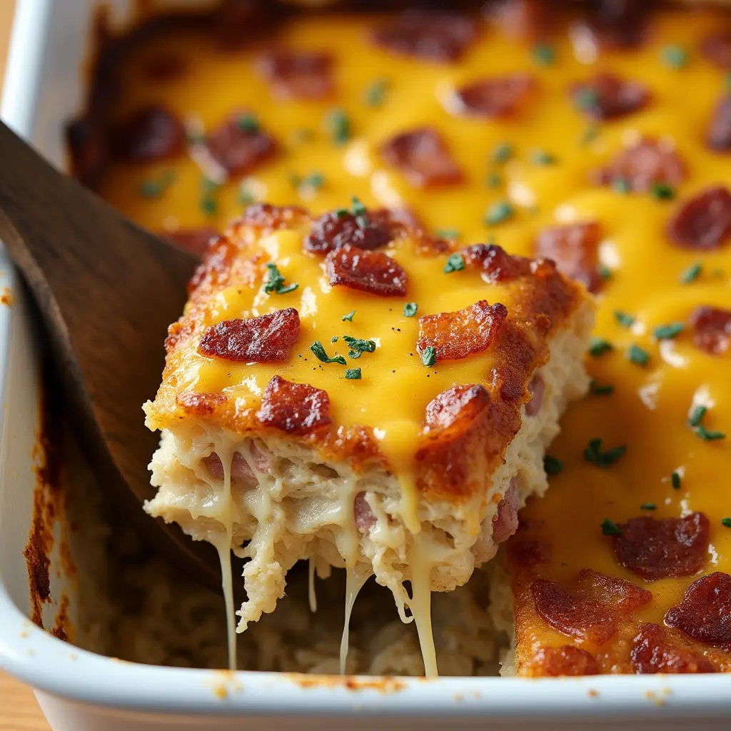 Cracked out hash brown breakfast casserole