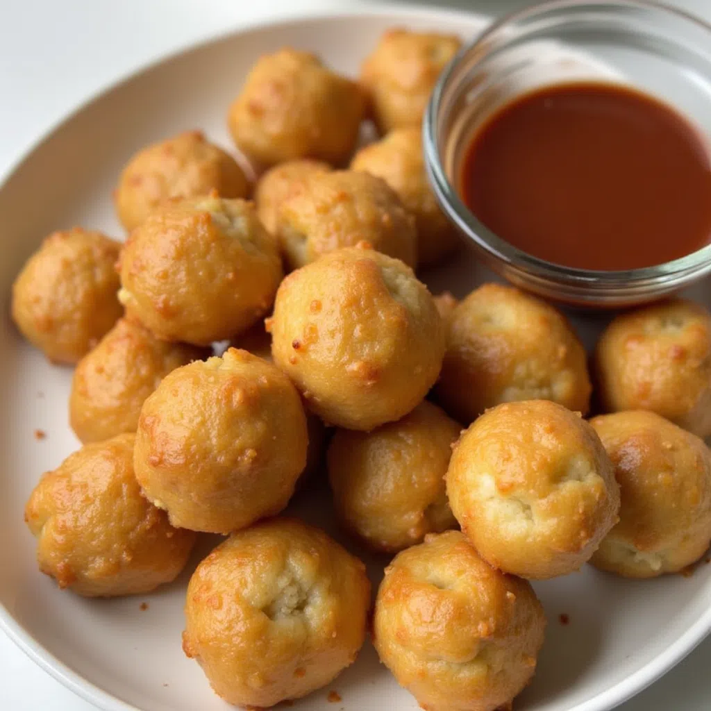 Crispy air fryer churro bites