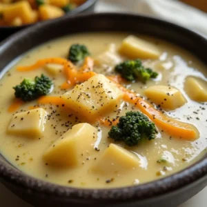 Creamy Crock Pot Potato Broccoli Cheddar Soup: The Ultimate Comfort Meal