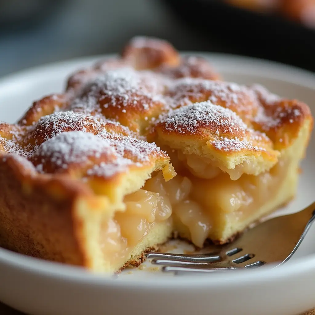 French toast casserole with croissants