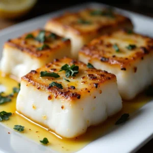 Garlic Butter Baked Cod Fillets: A Simple Flavorful Seafood