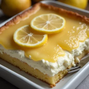 Zesty Lemon Cream Cheese Dump Cake: Your Easiest Ever Dessert!