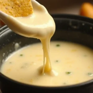 Copycat Mexican Restaurant Cheese Dip: Easy Homemade Queso Blanco