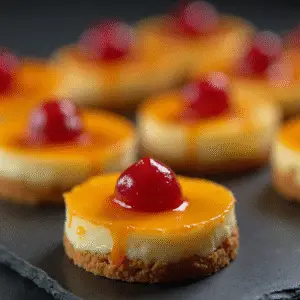 Irresistible Mini Pineapple Upside-Down Cheesecakes: A Tropical Treat!