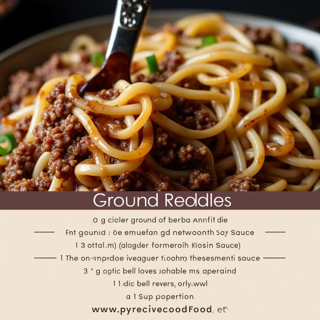 Mongolian ground beef 12