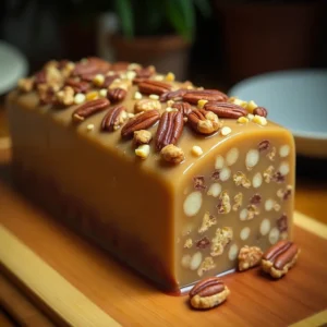 Easy 3-Ingredient Pecan Log: Your New Favorite No-Bake Treat!