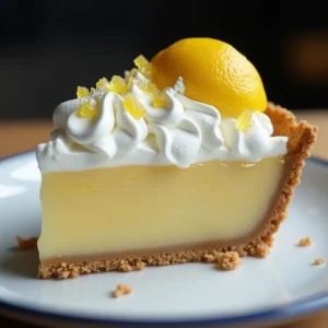 Zesty No-Bake Lemon Pie: The Ultimate Easy Summer Dessert