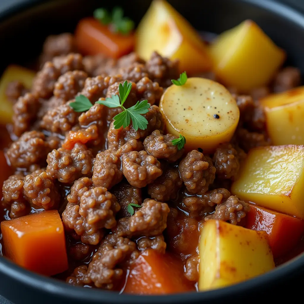 Slow cooker cowboy casserole