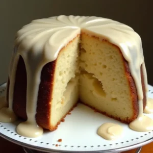 Divine Vanilla Buttermilk Pound Cake with Cream Cheese Frosting