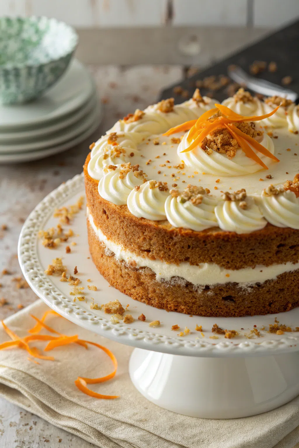 Carrot cake with cream cheese frosting natural li
