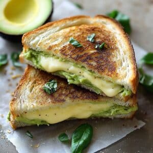 The Ultimate Cheesy Avocado Grilled Cheese Sandwich: A Creamy, Crispy Delight!