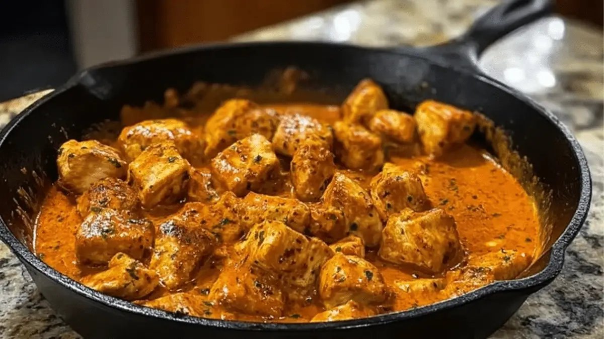 20-minute Texas Roadhouse butter chicken skillet with creamy sauce