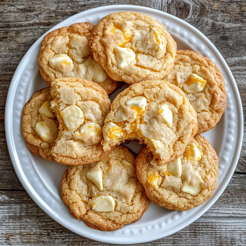 Orange Creamsicle Cookies
