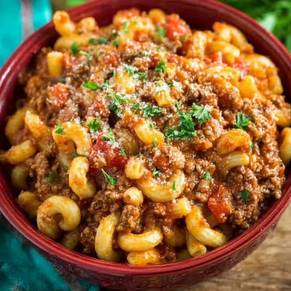 Ground Beef Goulash Casserole