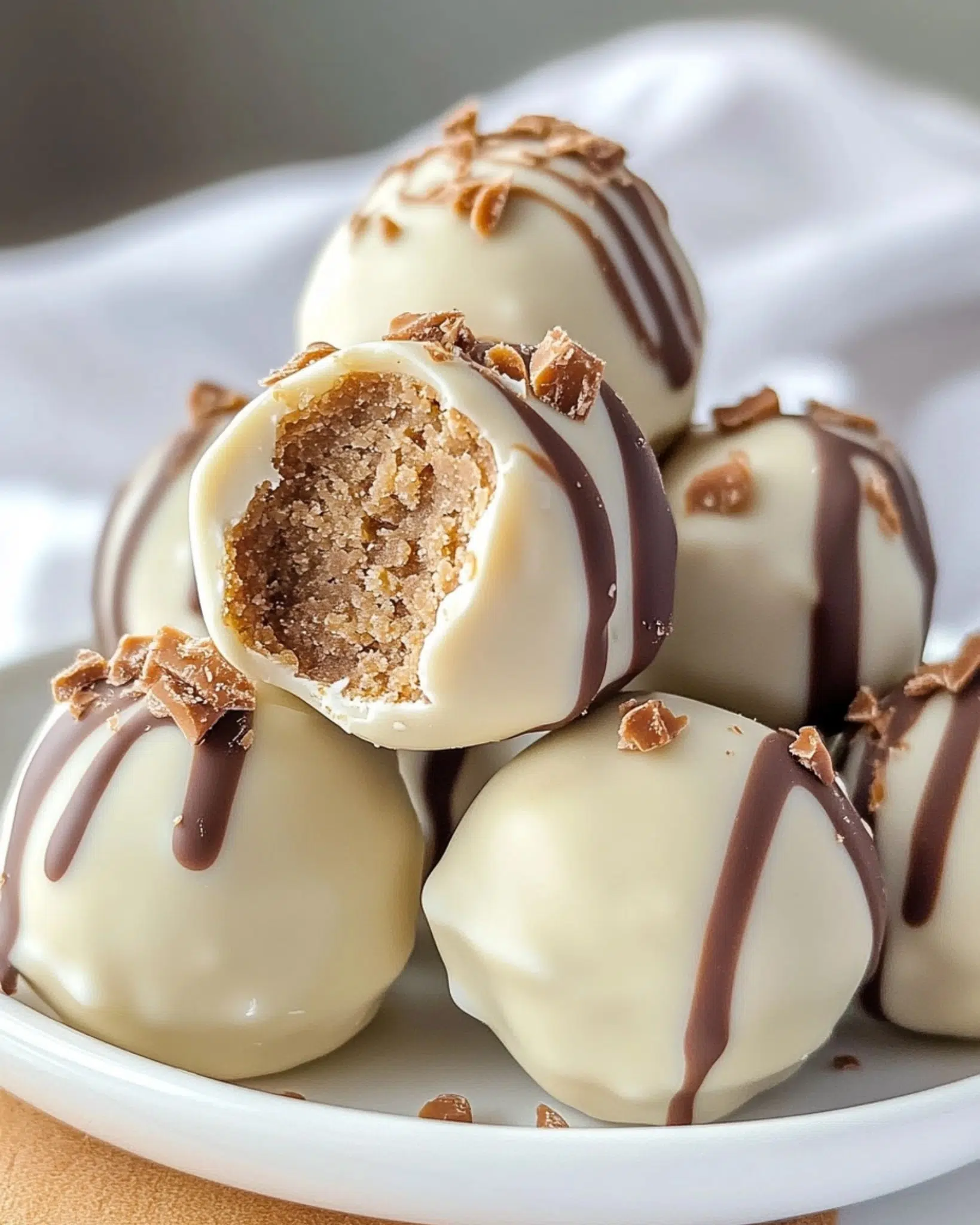 No-bake Nutter Butter truffles, easy sweet treat.