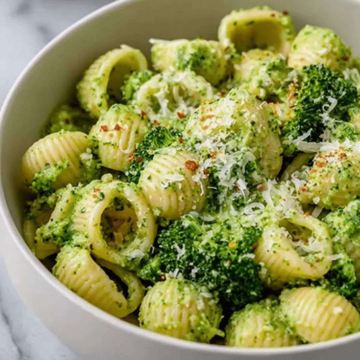 Quick and healthy broccoli pasta, an easy weeknight meal.