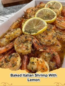 Zesty Baked Italian Shrimp with Lemon: A Quick & Easy Weeknight Meal