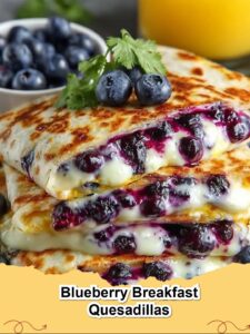 Blueberry Breakfast Quesadillas: Your New Favorite Sweet Morning Treat