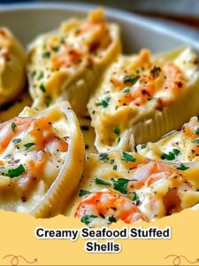 The Ultimate Creamy Seafood Stuffed Shells: An Indulgent Dinner!