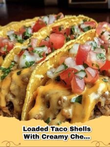Loaded Taco Shells with Creamy Cheese Sauce: Your Ultimate Weeknight Fiesta!