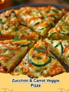 Fresh & Vibrant Zucchini & Carrot Veggie Pizza: Your New Favorite!