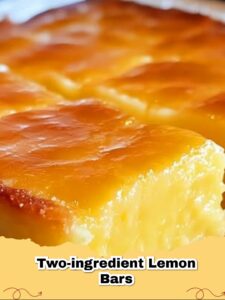 Easy 2-Ingredient Cake Mix Lemon Bars: The Ultimate Simple Dessert!