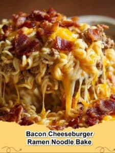 Bacon Cheeseburger Ramen Noodle Bake: The Ultimate Comfort Food Casserole