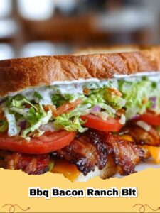 The Ultimate BBQ Bacon Ranch BLT: A Flavor Explosion!