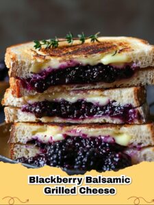 Sweet & Savory Blackberry Balsamic Grilled Cheese: An Elevated Comfort Food