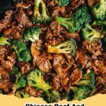 Delicious homemade Chinese Beef and Broccoli stir-fry with tender beef, crisp broccoli, and savory sauce.