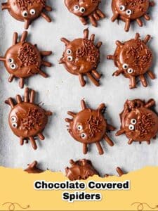 Spooky & Sweet Chocolate Covered Spiders: Easy No-Bake Halloween Treat!