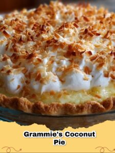 Grandma's Classic Coconut Cream Meringue Pie Recipe