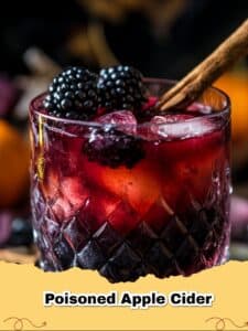 Dark Blackberry Rum Apple Cider Cocktail: Your Perfect Fall Sip