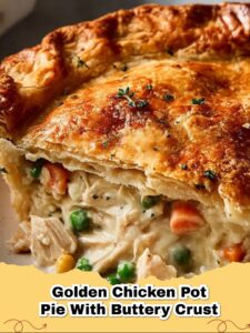 Golden Chicken Pot Pie with Buttery Crust: The Ultimate Comfort Food