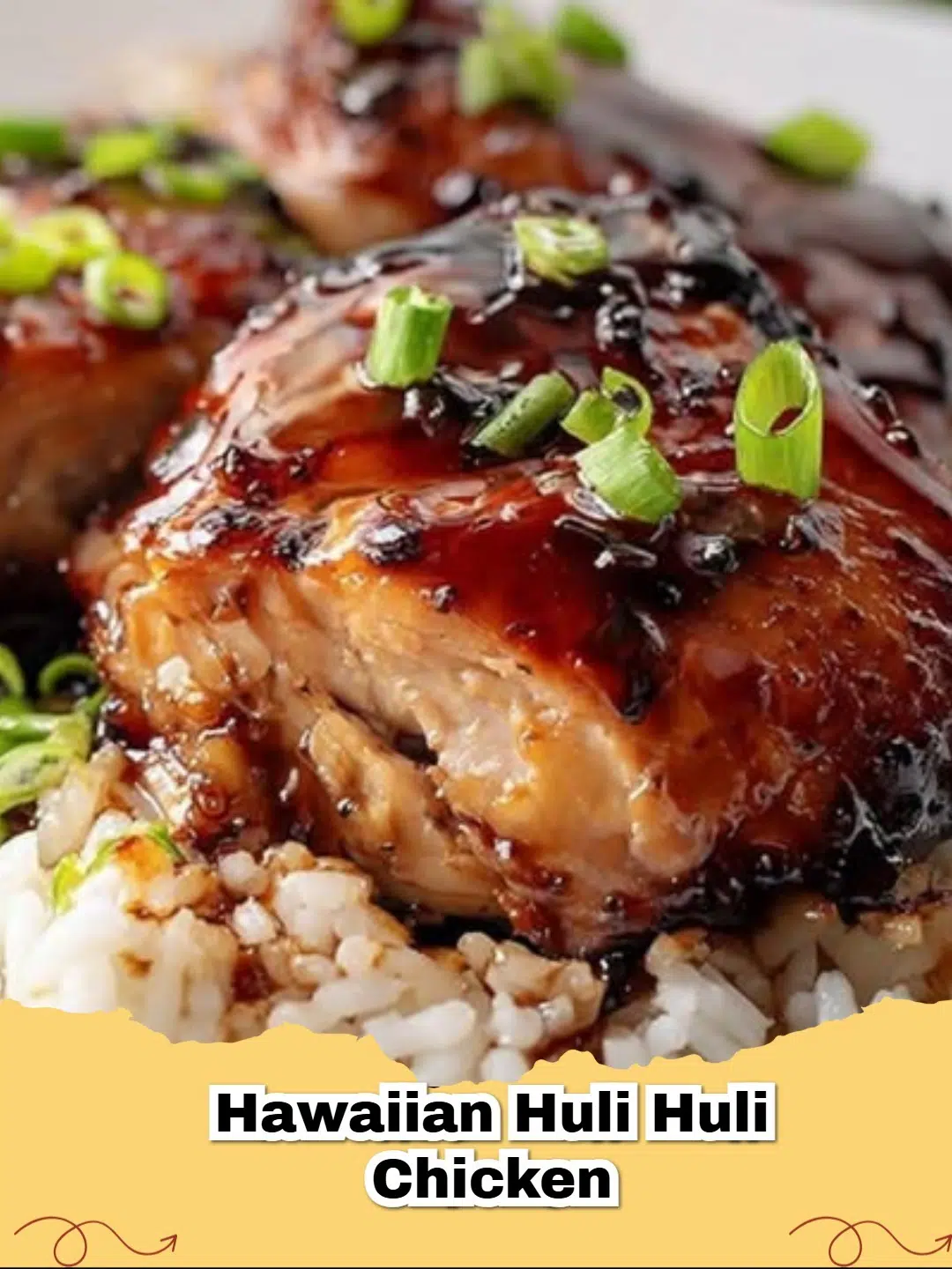 Delicious Hawaiian Huli Huli Chicken grilled to perfection with a sweet and savory glaze.