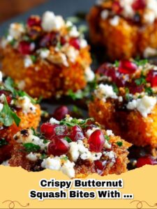 Hot Honey Feta Crispy Butternut Squash Bites: Sweet, Spicy & Irresistible!