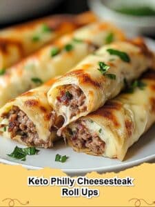 Keto Philly Cheesesteak Roll Ups: Your Ultimate Low-Carb Flavor Fix!