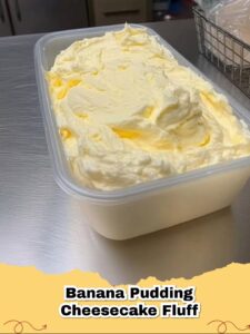Decadent No-Bake Sugar-Free Banana Pudding Cheesecake Fluff