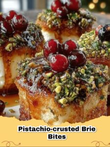 Easy Pistachio-Crusted Brie Bites: The Ultimate Holiday Appetizer