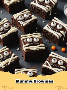 Spooktacular Mummy Brownies: An Easy Halloween Treat!