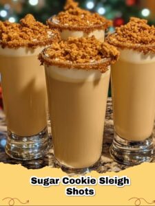 Sugar Cookie Sleigh Shots: Your Ultimate Edible Holiday Treat!