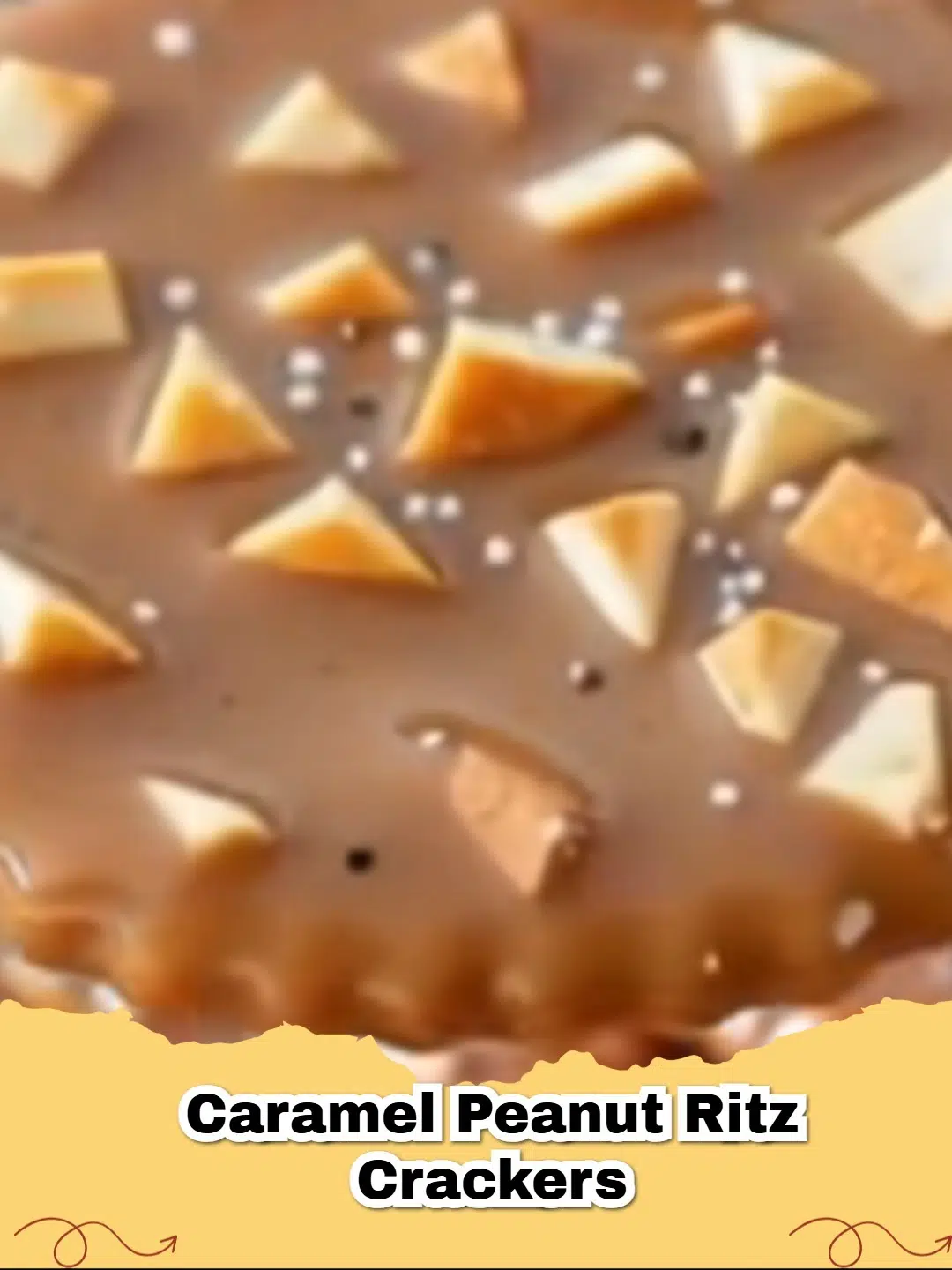 Delicious Caramel Peanut Ritz Crackers coated in chocolate