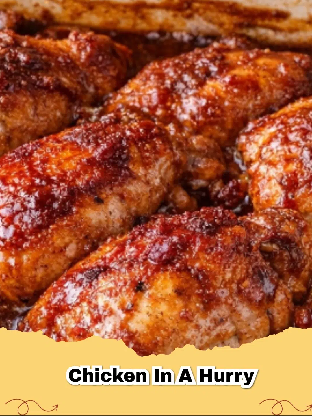 Delicious Quick Baked Onion Soup Mix Chicken in a casserole dish with green onions