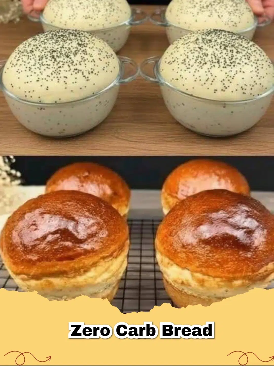 Delicious golden brown zero carb bread slices on a cutting board, perfect for keto sandwiches.