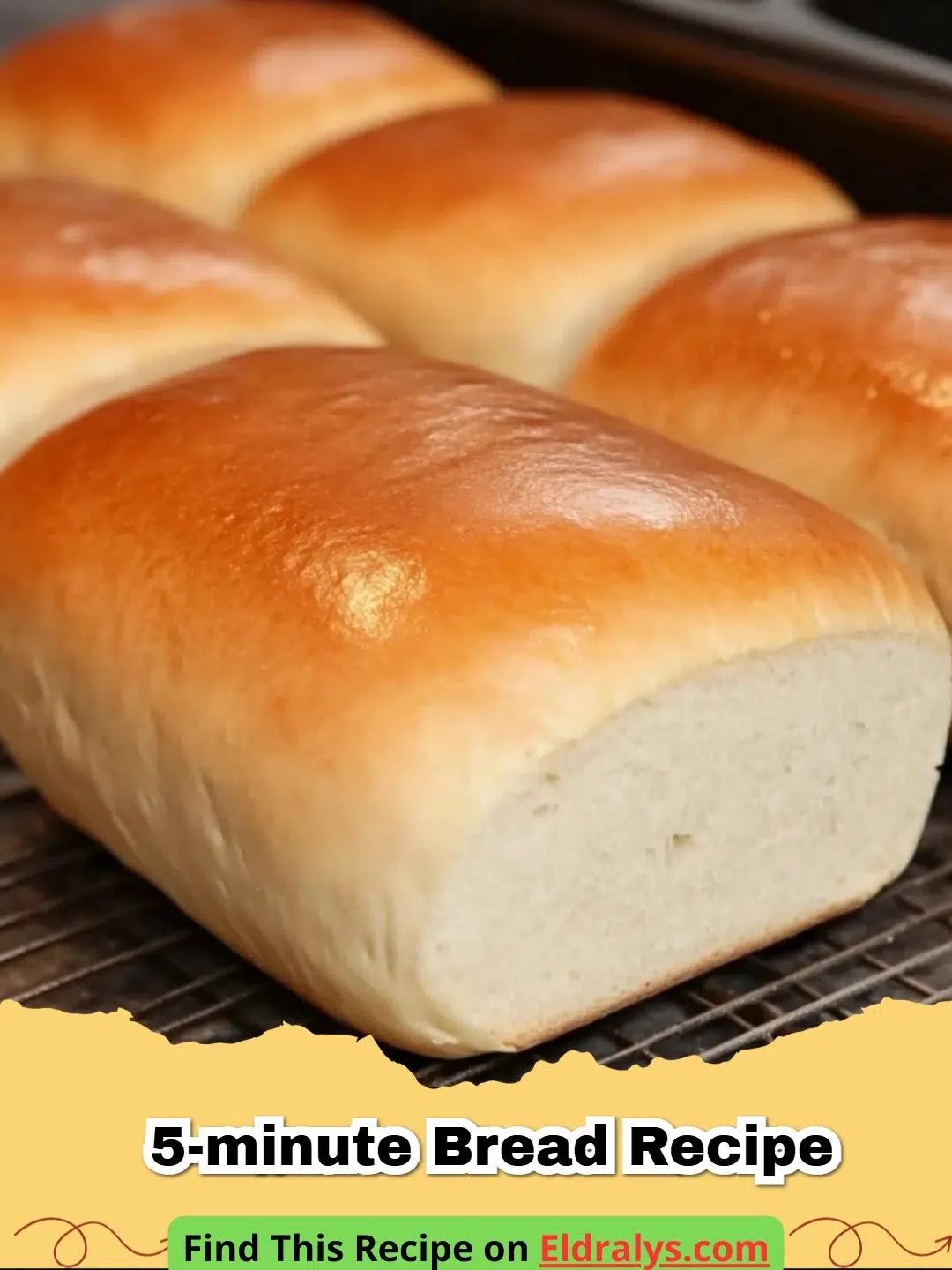A crusty golden loaf made using the Easy 5-Minute Bread Recipe
