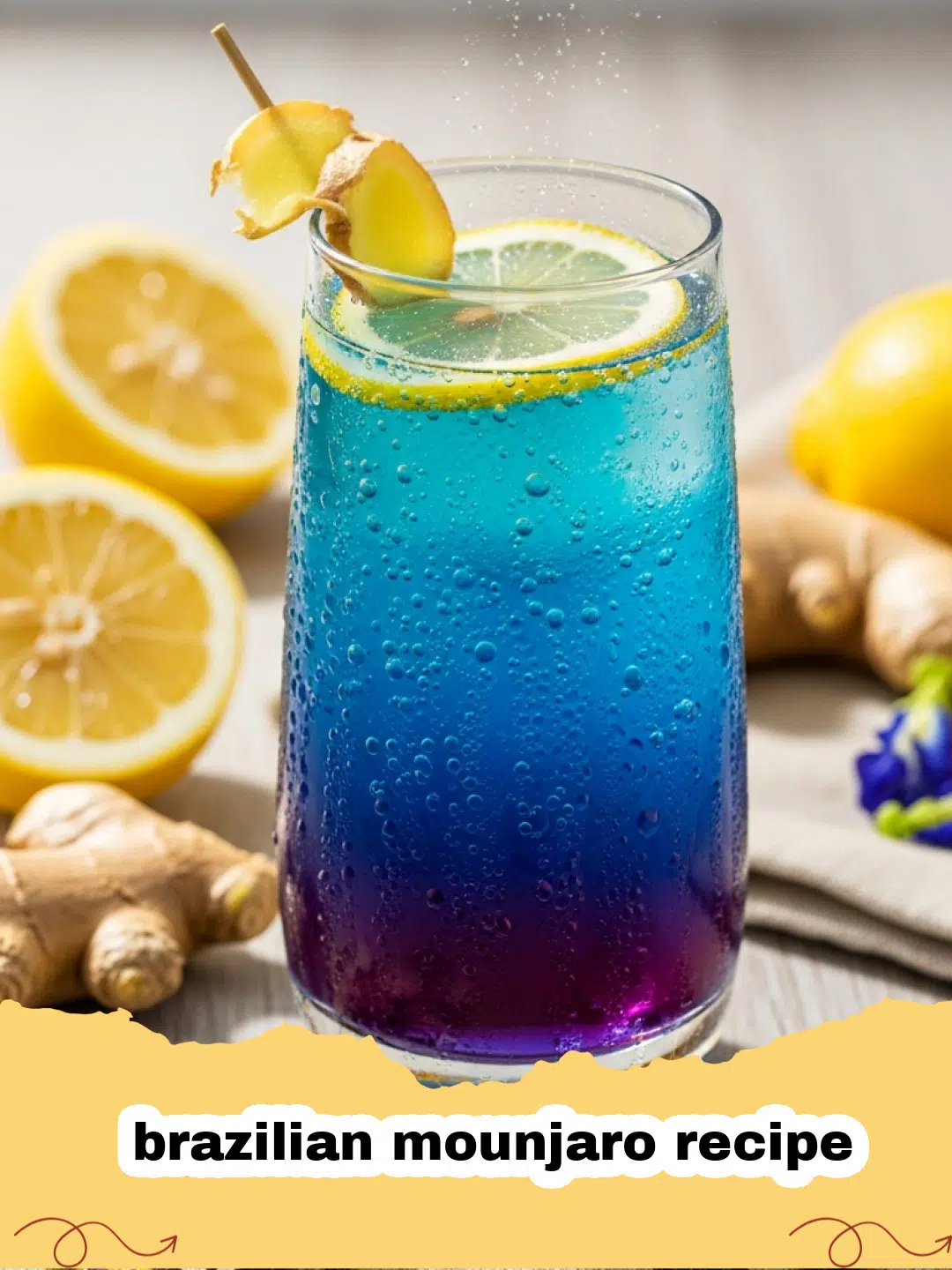 brazilian mounjaro recipe - A frothy, creamy green limeade in a glass with lime slices